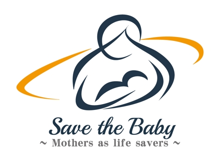 離珠 (hanatama)さんの【世界銀行 防災減災ハッカソン世界大会出場決定!】母子手帳電子化プロジェクト「Save The Baby」のロゴへの提案