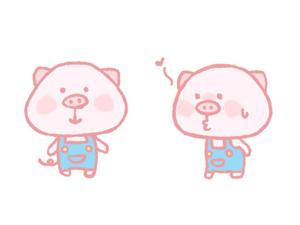 ミウラ (miura03)さんのかわいい動物(ミニブタ)のイラストへの提案