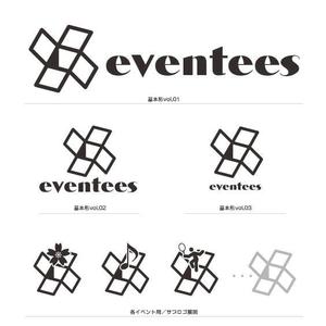 YOSIE (yoshierey)さんのイベントの検索、予約サイト、「eventees」のロゴの制作をお願い致しますへの提案