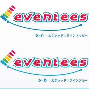 Works_Design (works_graphic)さんのイベントの検索、予約サイト、「eventees」のロゴの制作をお願い致しますへの提案