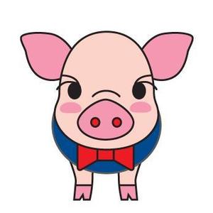 coron820さんのかわいい動物(ミニブタ)のイラストへの提案