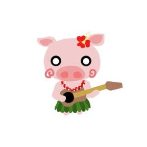 design-work ()さんのかわいい動物(ミニブタ)のイラストへの提案