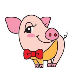 coron820さんのかわいい動物(ミニブタ)のイラストへの提案