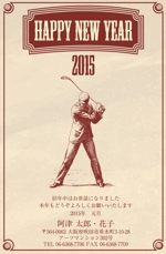 matsuyama (matuyama)さんの「ゴルフ」をテーマにした年賀状デザイン募集【同時募集あり・複数当選あり】への提案