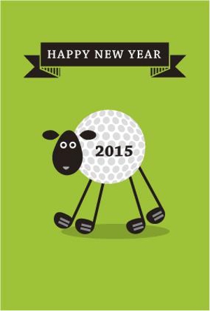 Q (qtoon)さんの「ゴルフ」をテーマにした年賀状デザイン募集【同時募集あり・複数当選あり】への提案