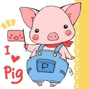 korin (korinRooom)さんのかわいい動物(ミニブタ)のイラストへの提案