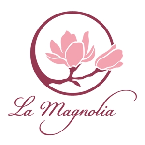 39marimo ()さんのエステサロン「La Magnolia」のロゴへの提案