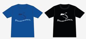  Bleu ailes (so-nao)さんのスポーツ大会（主にスイミング）の記念Tシャツのデザインへの提案
