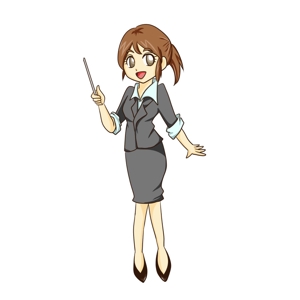 saku (saku43)さんの先生・教師のキャラクターデザインへの提案
