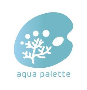 kagura210さんの【急募】サンゴ専門店『aqua palette』のロゴへの提案