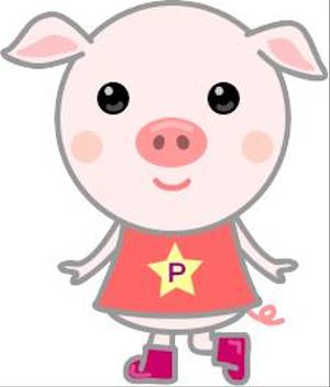 がっち (gacchi)さんのかわいい動物(ミニブタ)のイラストへの提案
