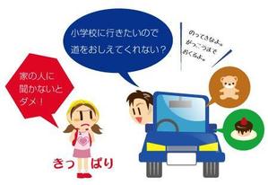 HIDENORI (hidenori_u)さんの子ども向け防犯ポスターのイラストへの提案