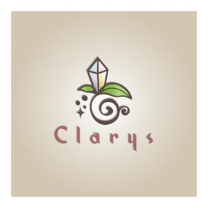 baloo (ShizukaSotome)さんのパワーストーンーショップ 「Clarys」のロゴ作成への提案