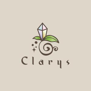 baloo (ShizukaSotome)さんのパワーストーンーショップ 「Clarys」のロゴ作成への提案