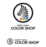 MacMagicianさんのヘアカラー専門店「COLOR SHOP   healthy & beaty」のロゴマークへの提案