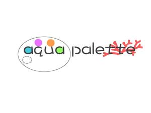 komakedaさんの【急募】サンゴ専門店『aqua palette』のロゴへの提案