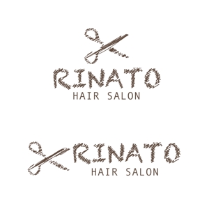 syu syu design (syudo)さんのhair salon 店名　RINATO の　ロゴ作成への提案