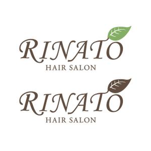 syu syu design (syudo)さんのhair salon 店名　RINATO の　ロゴ作成への提案