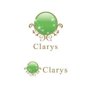 angie design (angie)さんのパワーストーンーショップ 「Clarys」のロゴ作成への提案