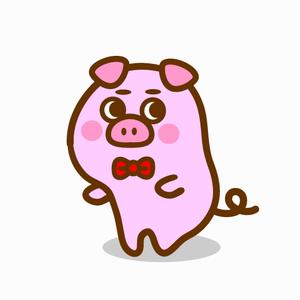 Jelly (Jelly)さんのかわいい動物(ミニブタ)のイラストへの提案