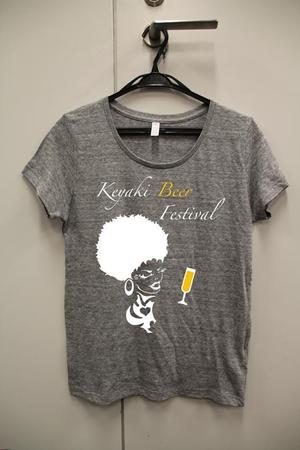 design-work ()さんの「けやきひろば　春のビール祭り」Ｔシャツデザイン（レディース用）への提案