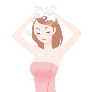 よよ (yossya)さんの30代女性と30代男性がシャンプーをしているイラスト（計2点）への提案