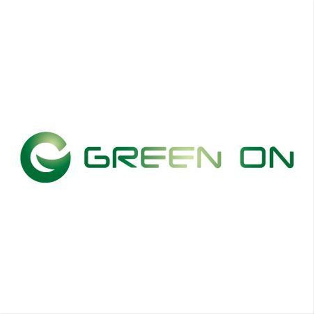 スポーツ商品ブランド　GREEN ON　のロゴ制作