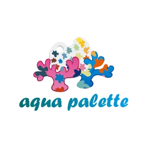 ルフィー (onepice)さんの【急募】サンゴ専門店『aqua palette』のロゴへの提案