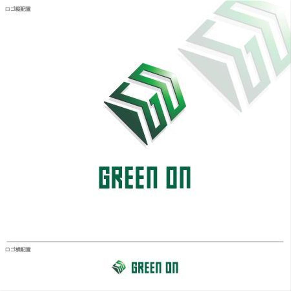 スポーツ商品ブランド　GREEN ON　のロゴ制作