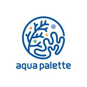 otoraさんの【急募】サンゴ専門店『aqua palette』のロゴへの提案