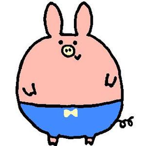 minami2525さんのかわいい動物(ミニブタ)のイラストへの提案