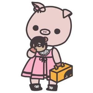 高谷元悠 (Motohiro-Takatani)さんのかわいい動物(ミニブタ)のイラストへの提案