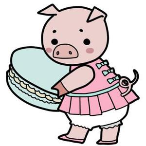 高谷元悠 (Motohiro-Takatani)さんのかわいい動物(ミニブタ)のイラストへの提案