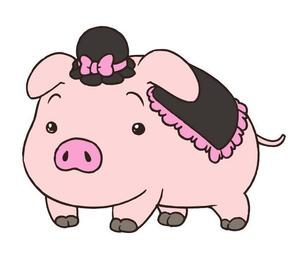 金井　登 (N_Kanai)さんのかわいい動物(ミニブタ)のイラストへの提案