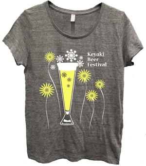 flowersrobot (flowersrobot)さんの「けやきひろば　春のビール祭り」Ｔシャツデザイン（レディース用）への提案