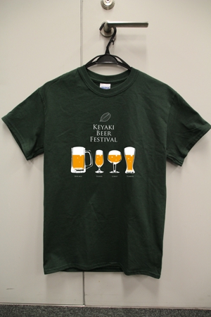 つかた (tsukata)さんの「けやきひろば　春のビール祭り」Ｔシャツデザイン（メンズ・レディース共通）への提案