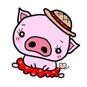 のぞみ (NOZO)さんのかわいい動物(ミニブタ)のイラストへの提案