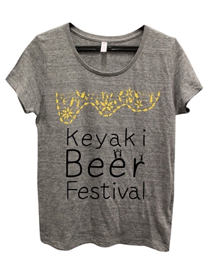 nakazi (nakazi0422)さんの「けやきひろば　春のビール祭り」Ｔシャツデザイン（レディース用）への提案