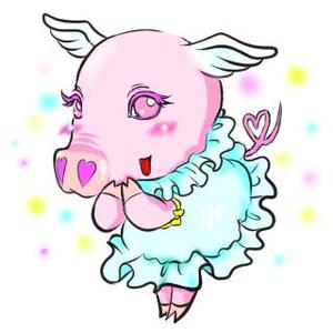 水無月　弍録 (niroku_minaduki)さんのかわいい動物(ミニブタ)のイラストへの提案