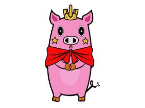 toratora (toratora)さんのかわいい動物(ミニブタ)のイラストへの提案