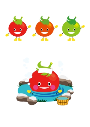 希子デザイン (kiko-design)さんのかわいいトマトのイラストへの提案