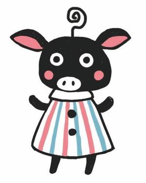 M-studio (ishikawa2014)さんのかわいい動物(ミニブタ)のイラストへの提案