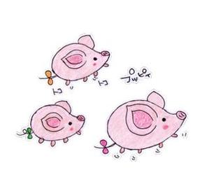 雅や　涅々 ()さんのかわいい動物(ミニブタ)のイラストへの提案