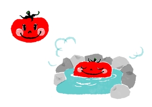 イラストレーター小林紫乃 (shino-illust)さんのかわいいトマトのイラストへの提案