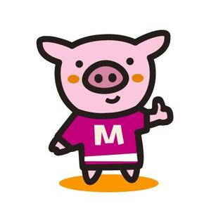 Q (qtoon)さんのかわいい動物(ミニブタ)のイラストへの提案