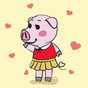 elevenさんのかわいい動物(ミニブタ)のイラストへの提案