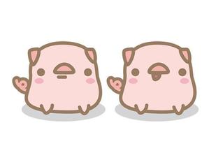 ya_di (ya_di)さんのかわいい動物(ミニブタ)のイラストへの提案