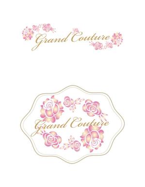 Miwa (Miwa)さんの新規オープンのウエディングドレスショップ「Grand Couture」のロゴ制作への提案