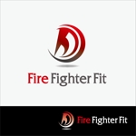 atomgra (atomgra)さんの元消防士フィットネストレーナー「Fire Fighter Fit」ロゴへの提案