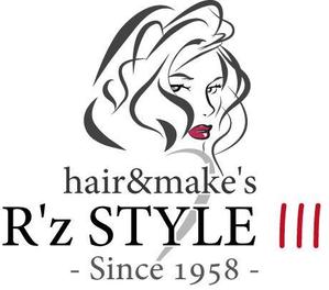 イズクル (Ftakenaka)さんの美容院　「hair&make's R'z STYLE Ⅲ」のロゴへの提案